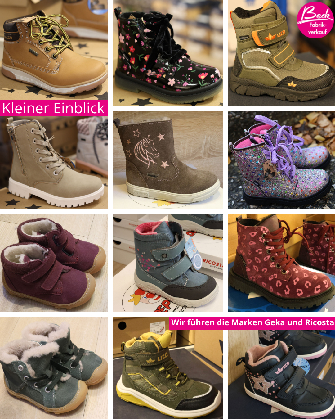 Einblick aktuelle Winterkollektion